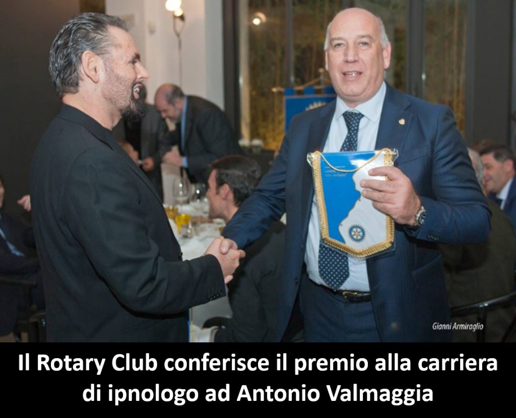 Antonio Valmaggia riceve il Premio alla Carriera del Rotary Club